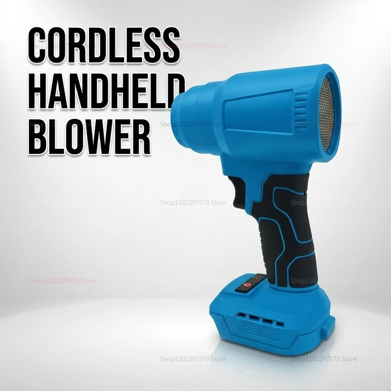 

18V Brushless Cordless Air Blower High Volume Compressed Air Duster with Dust Collector for Power Tool Cleaning Workshop Garage