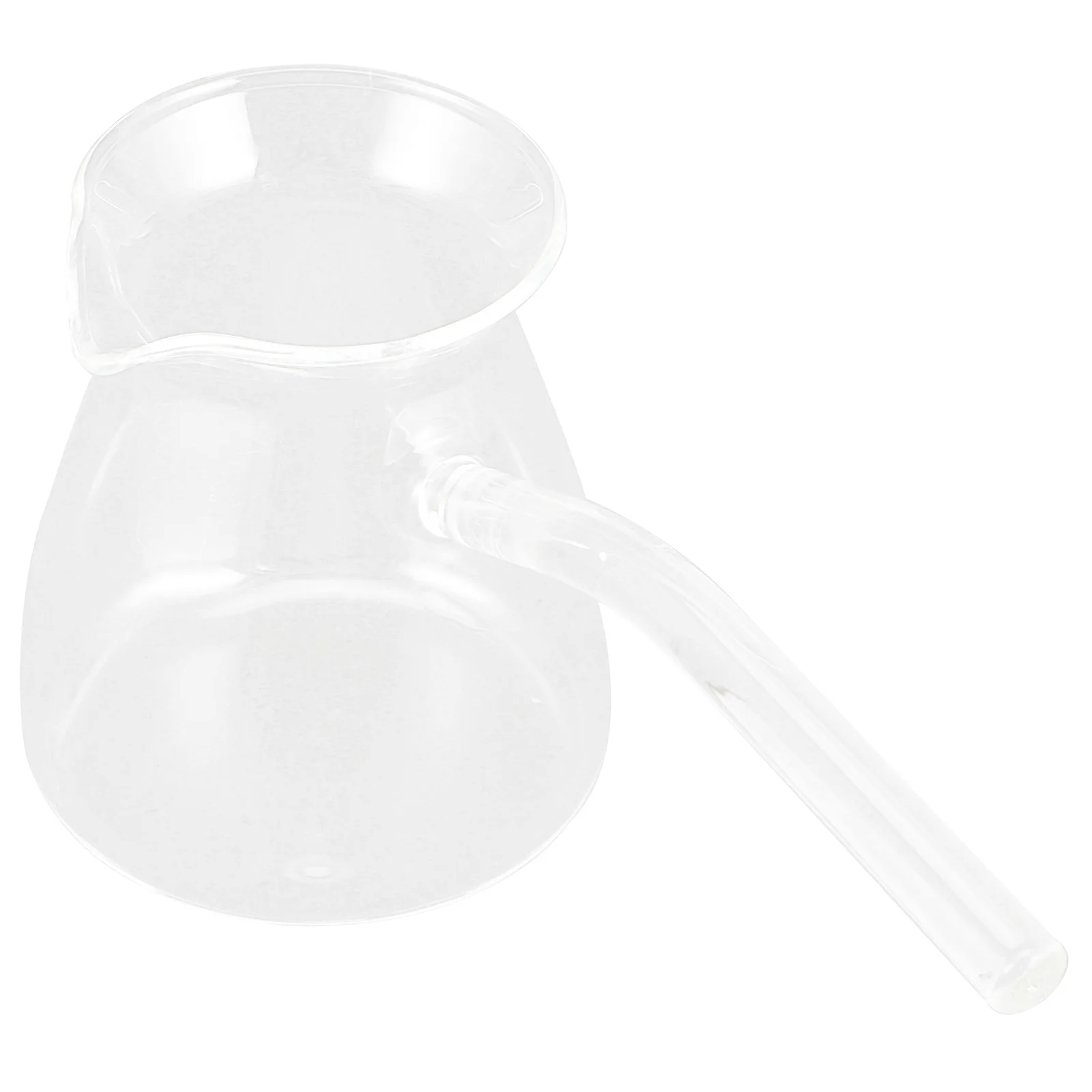 

Thickened Glass Tea Pot Exquisite Transparent Household Glass Teapot Heat Resistant Mini Portable Coffee Milk Boil Pot for Home