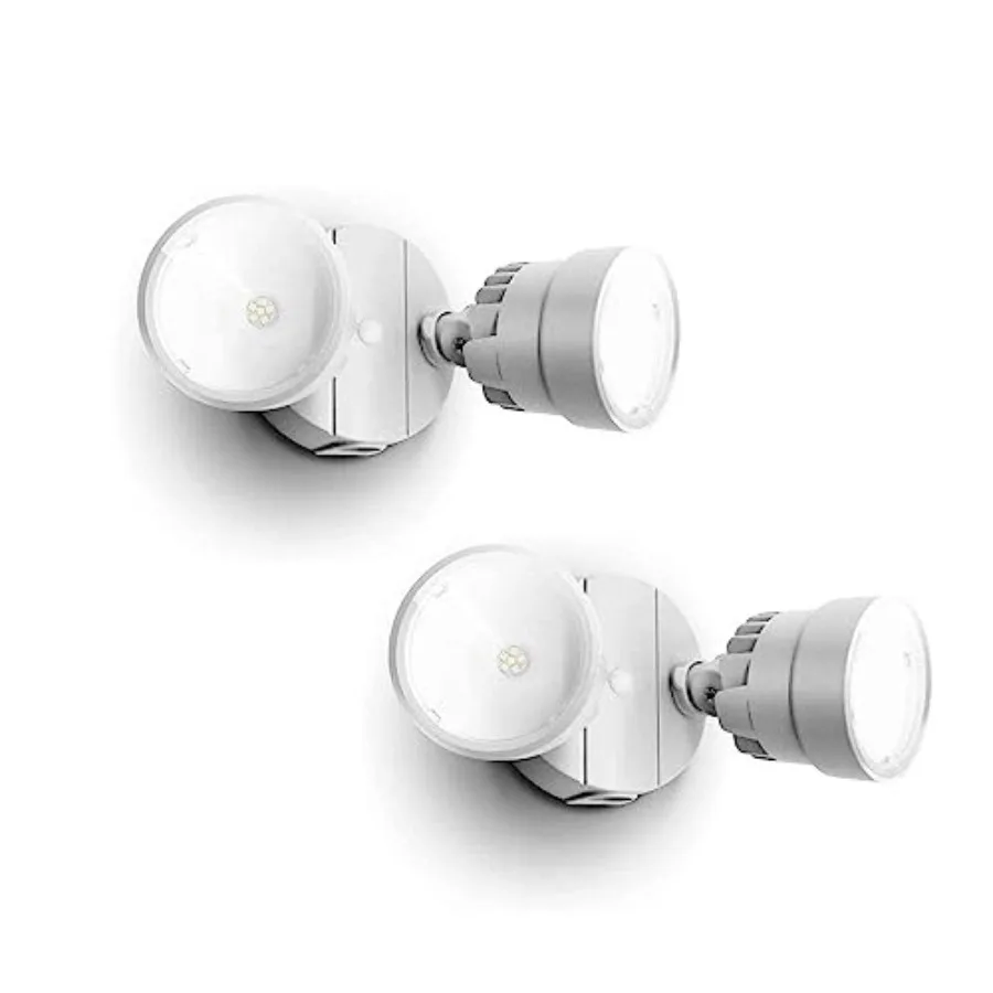 

Уличный водонепроницаемый настенный светильник P6B 000 люмен, 8 Вт, 8 светодиодов, с двумя головками, для патио, сада, двора