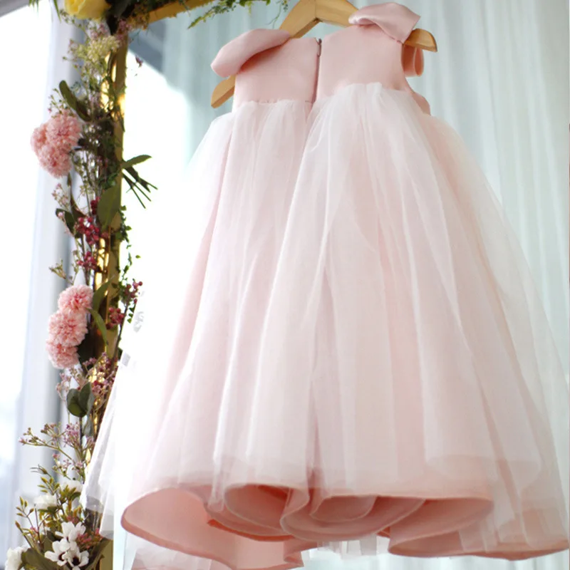 

Latest Designs Hot Sale Birthday Flower Party Children Clothes Wedding Princess Little Kids Gown Girls Tutu Dress