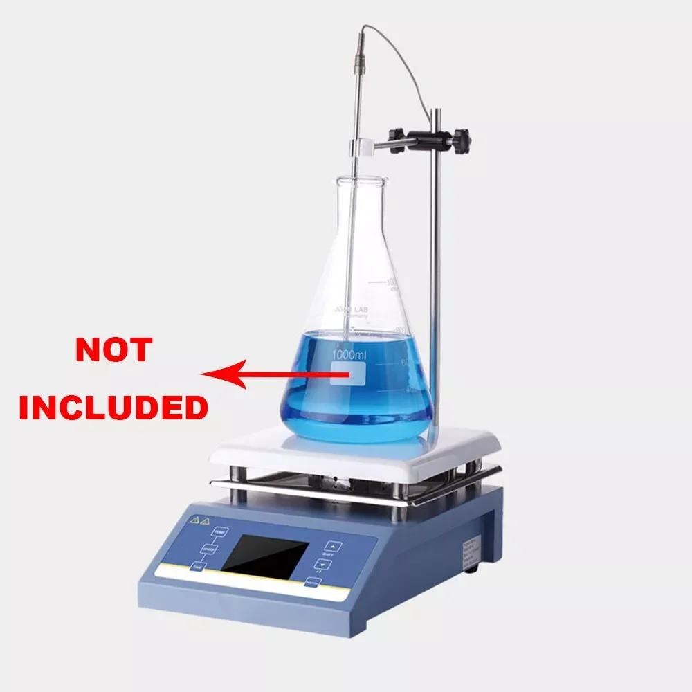 Pengaduk magnetik Digital Hotplate, Mixer magnetik laboratorium dengan 200-2000rpm 5L