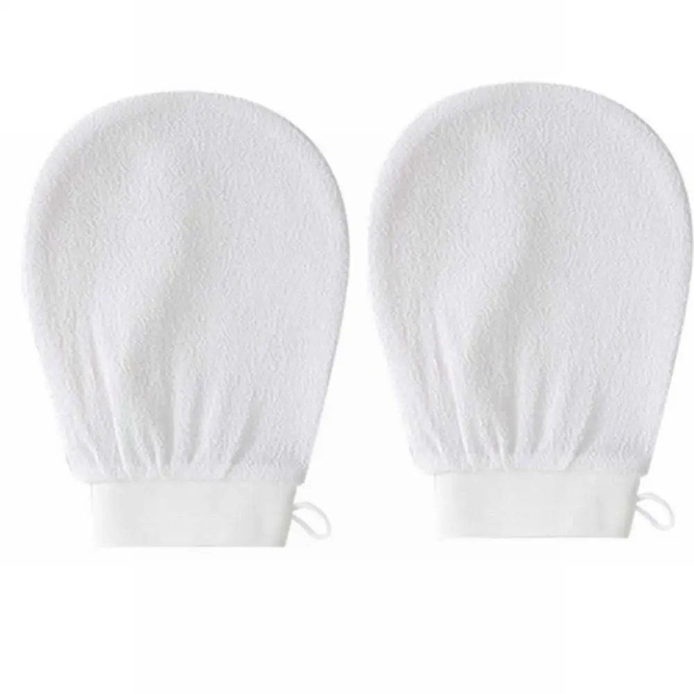 1/2 Pcs Bath Glove Moroccan Shower Hammam ​Exfoliating Mitt Bath Scrub Degradable Rayon Removing Dead Skin Cells For Body