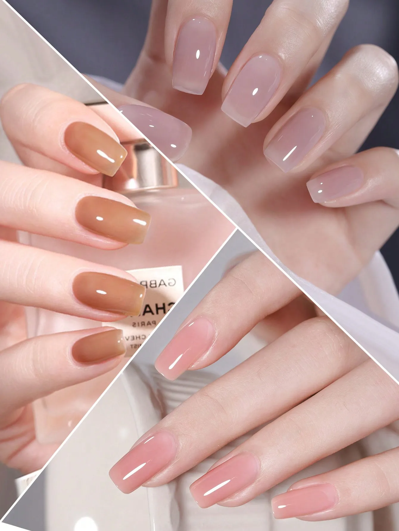 Juego de esmaltes de uñas de Gel de 6 uds., 15ML, Kit de barniz de uñas de Gel de Color Popular de verano, esmalte de Gel UV/LED para decoración de uñas de salón en casa Ch