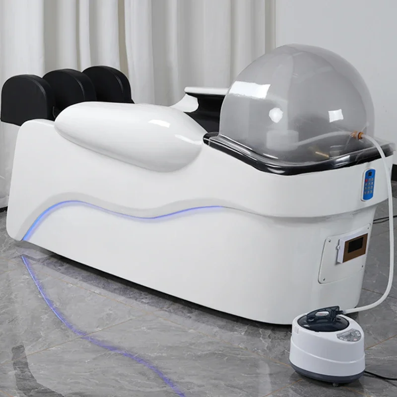 

Electric Intelligent Shampoo Chairs Beauty Salon Barber Shop Shampoo Chairs Water Circulation Massage Sillas Furniture WZ50SC
