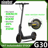 EU STOCK Ninebot By Segway MAX G30 G30P Smart Electric Scooter 65KM Range 30KM/H Upgrade Motor Original Ninebot G30 Kickscooter