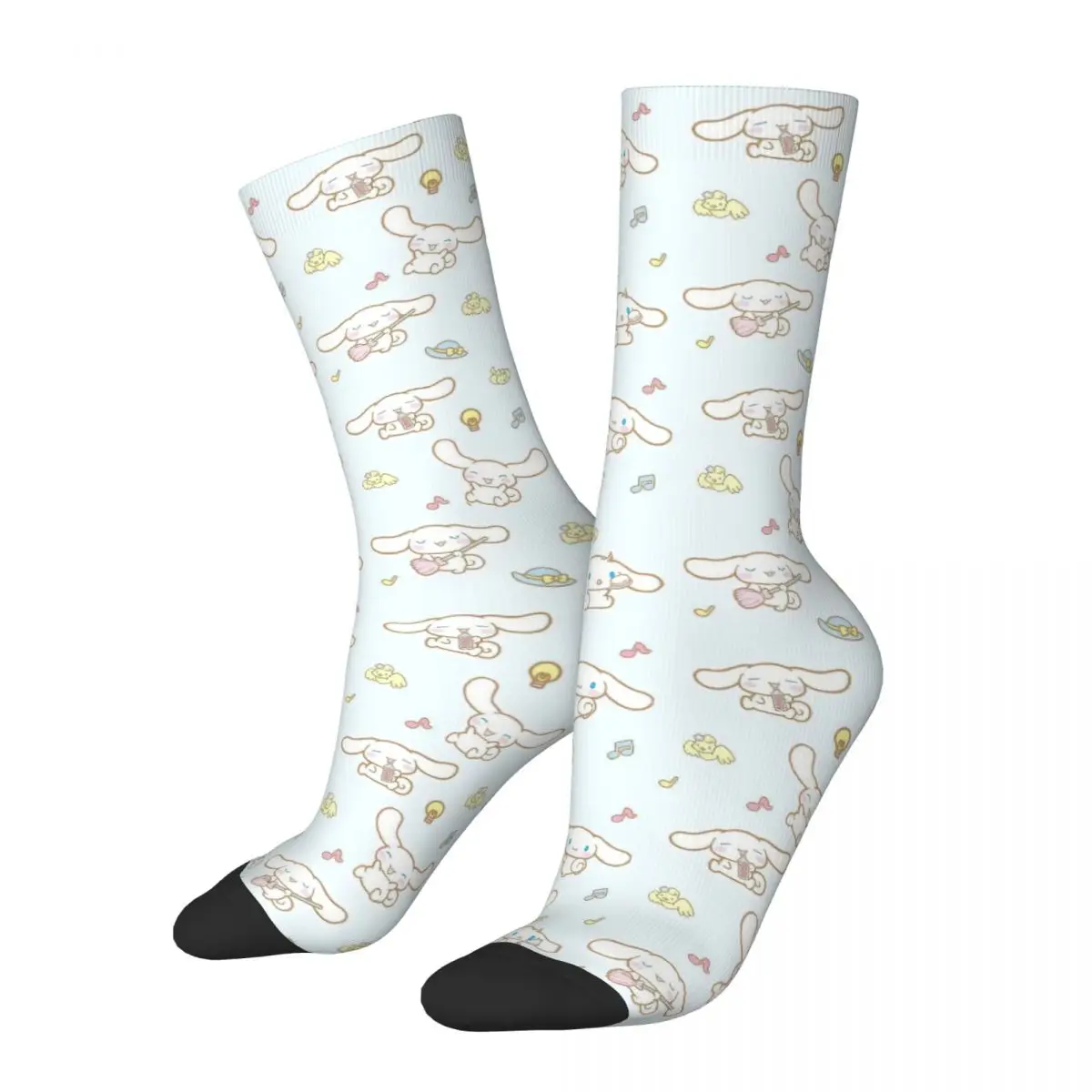 Winter Warm Casual Women Men Cinnamoroll Cartoon Socks Cute Non-slip Football Socks