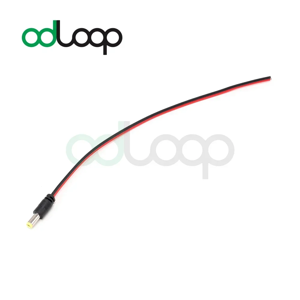 ปลั๊ก DC ชาย 12V 24V DC Power Pigtail CABLE แจ็คสําหรับกล้องวงจรปิดเชื่อมต่อ TAIL EXTENSION