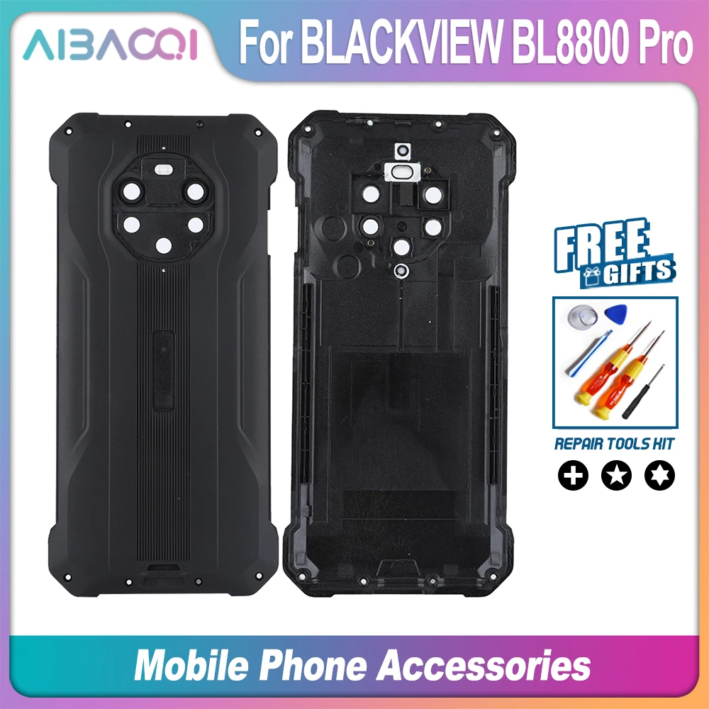 AiBaoQi Brand New Battery Cover Back Housing Case For Blackview BL8800 Pro Repair Replacement Accessories Part