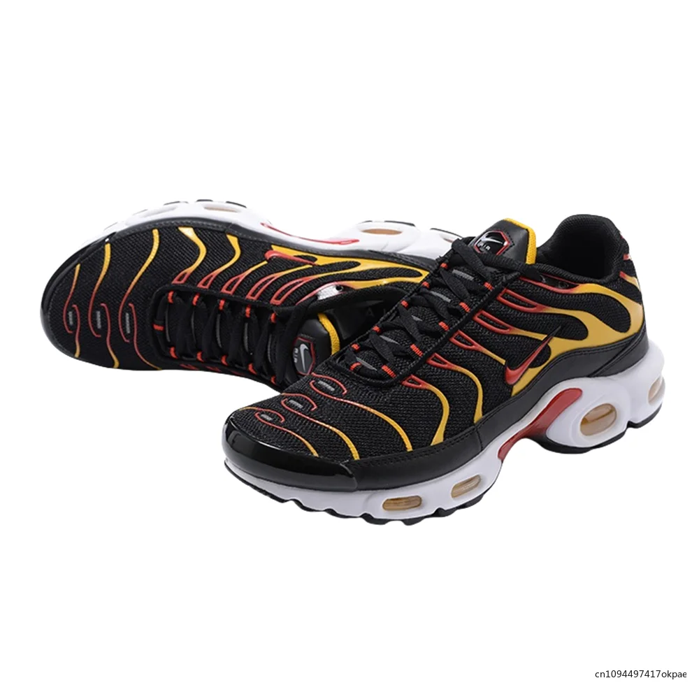 

Nike Original Air Max Plus Tn Мужские модные универсальные противоскользящие износостойкие спортивные кроссовки Черный Оранжевый Красный DC6094-001