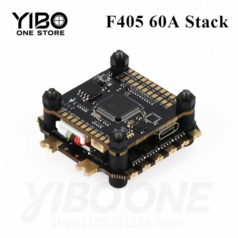 F405 60A Stack Flight Controller & 60A ESC 4-6S LiPo for FPV Crossover Aircraft 1PCS