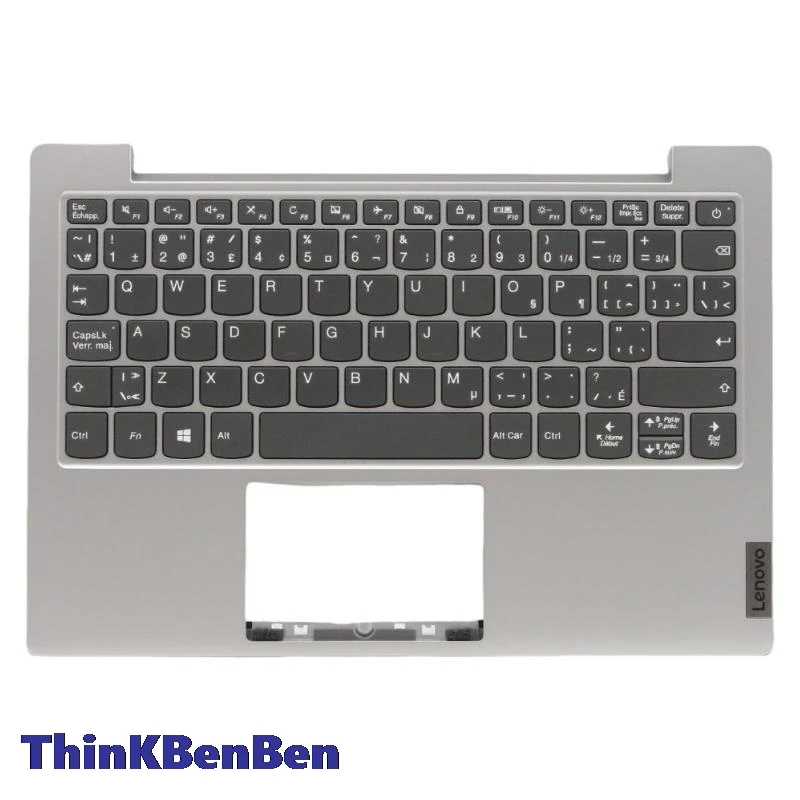 

CFB Canadian French Platinum Grey Keyboard Upper Case Palmrest Shell Cover For Lenovo Ideapad S150 Slim 1 11 11AST 05 5CB0W44016