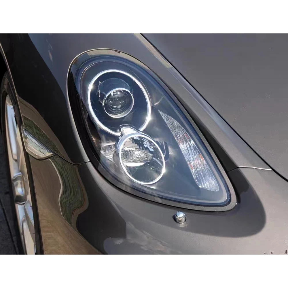 

Car Headlight Cover For Porsche Caman 981 2013 2014 2015 2016 Transparent Car Light Glass Shell Replacement Clear Lampshade