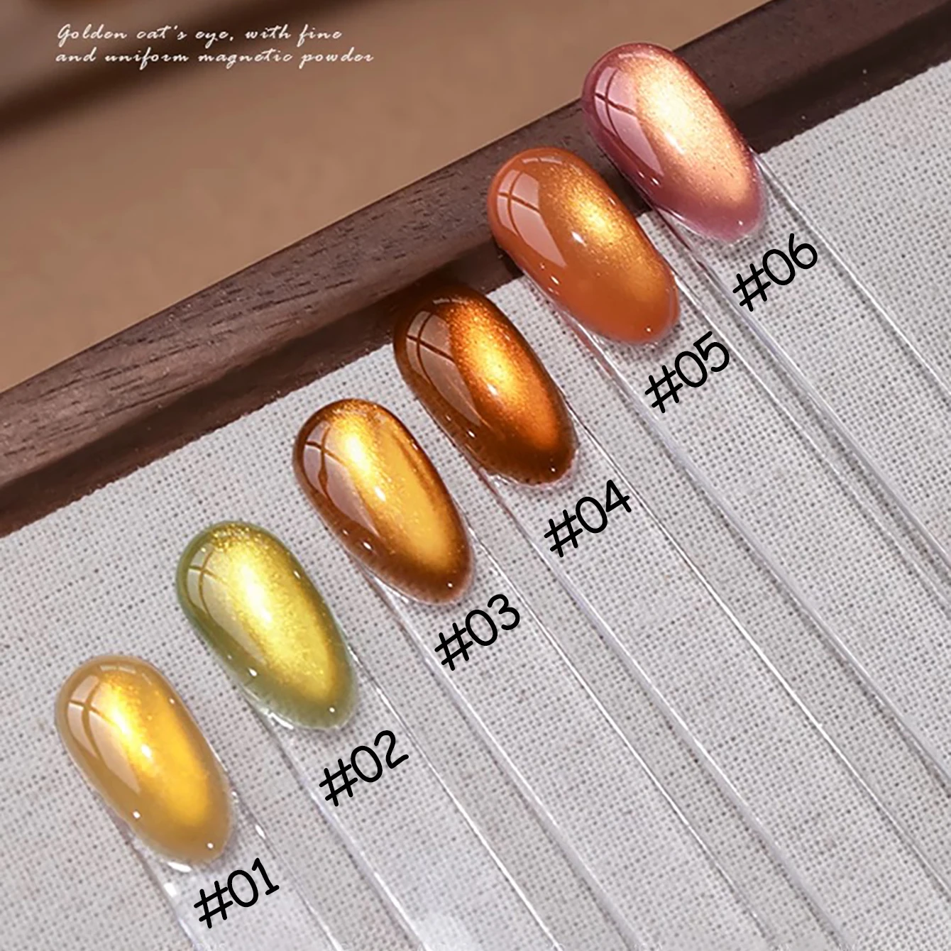 1 stuks TC Nieuwe Vergulde Zon - Nail Art Cat Eye Pink recensie en prijs