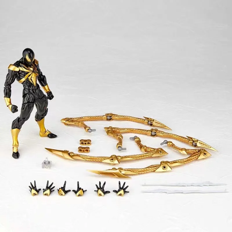 AMAZING YAMAGUCHI Venom Carnage Iron Spider Man Agent Venom SHFiguarts Action Figure Movable Model Doll Collectible Kids for Toy