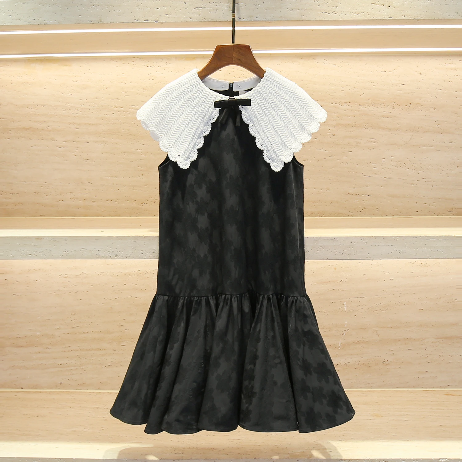 Maglia estiva di fascia alta Bla Dr Hepburn Sle Svel Colletto rovesciato da donna Dr Primavera Estate Autunno Faion Ladi...