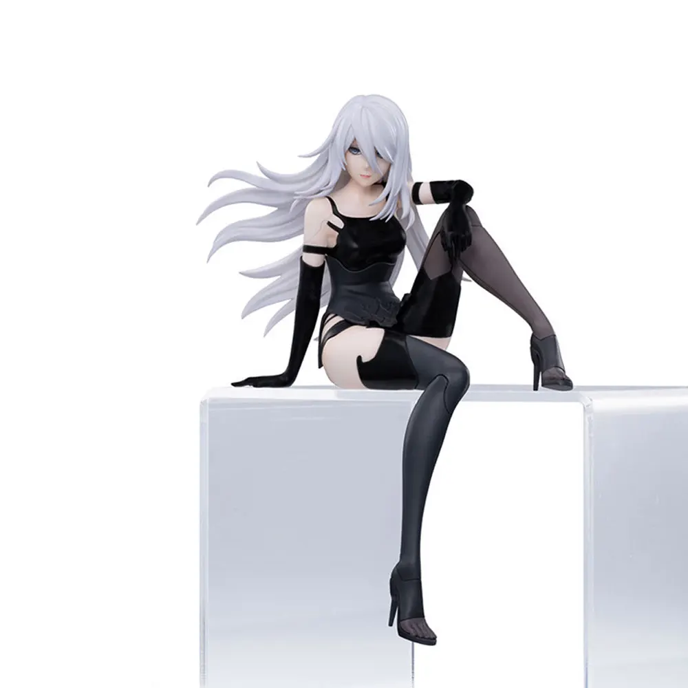 15CM Anime NieR:Automata Figure A2 Seated Instant Noodle Press Anime Model Toy Gift Collection Decorative Ornament PVC