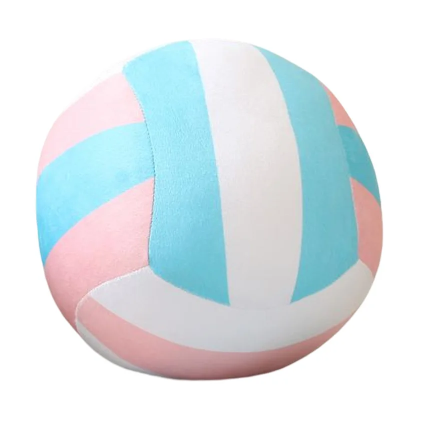 Baby kissens imulation gedruckt Volleyball kissen kugelförmige Puppe Plüsch tier Kinder geschenk kognitive Erleuchtung b2