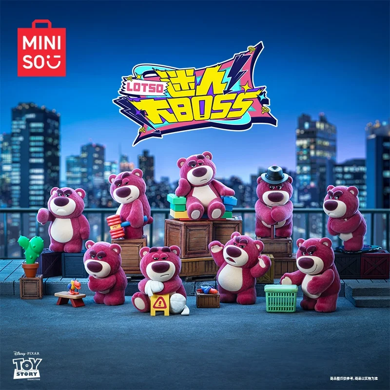 Original 52Toys Disney Lotso Charming Boss Series Blind Box Collection Model Desktop Decoration Child Custom Birthday Gifts ﻿