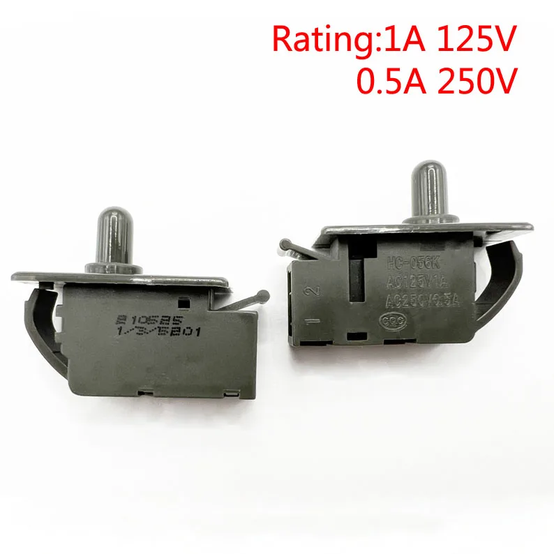 1pcs refrigerator spare parts door light control normally closing push button switch HC-056K 125V 1A-250V 0.5A image 2