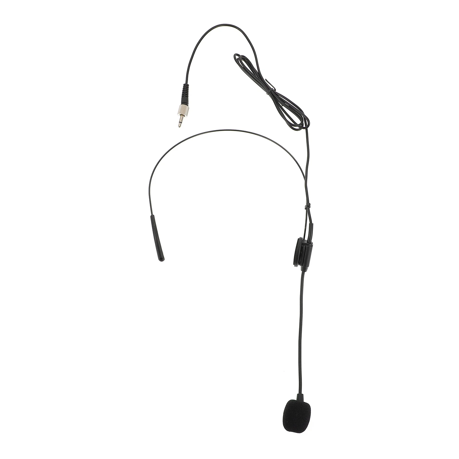 

Wired Microphone 3.5mm Screw Lock Design Voice Amplifier Headset for Loudspeaker with Lightweight Compact Structure