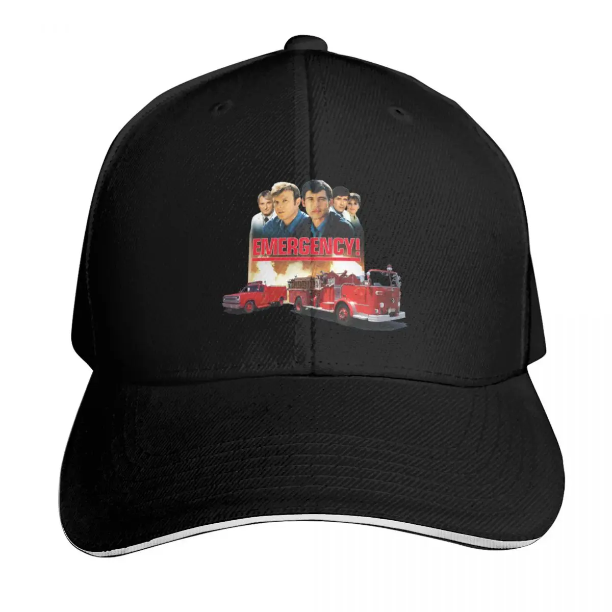 Retro Vintage 70s Medical Drama EMERGENCY! Tribute Baseball Cap Men Women Casual Summer Sport Sun Cap