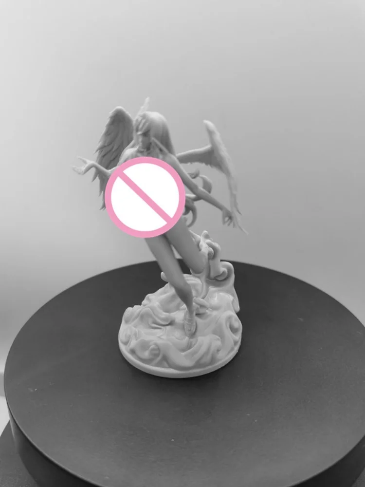 1/24 Scale 75mm Resin Figure Angel Girl Assemble Model Kit Unassembled and Unpainted 3D Statue toy