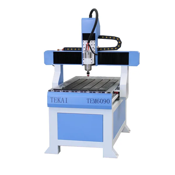 Jinan TEKAI mini cnc 6090 router 3d cnc milling machine for small business equipment 4 axis cnc engraving machine