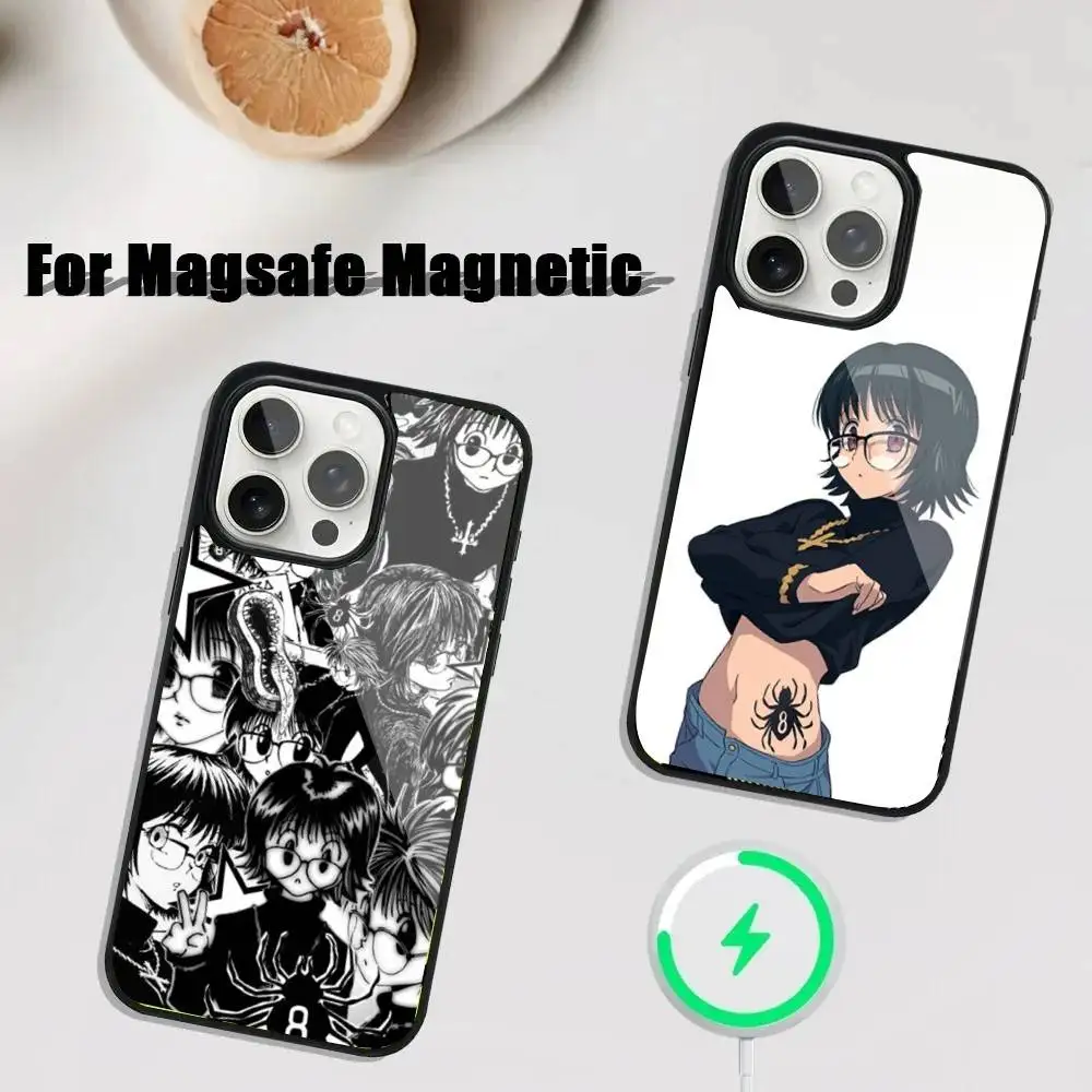 

S-Shizuku M-Murasaki Anime Phone Case For iPhone 17,16,15,14,13,12,11,Pro,Max,Plus,Mini,SE4,E Magnetic Magsafe Wireless Charging