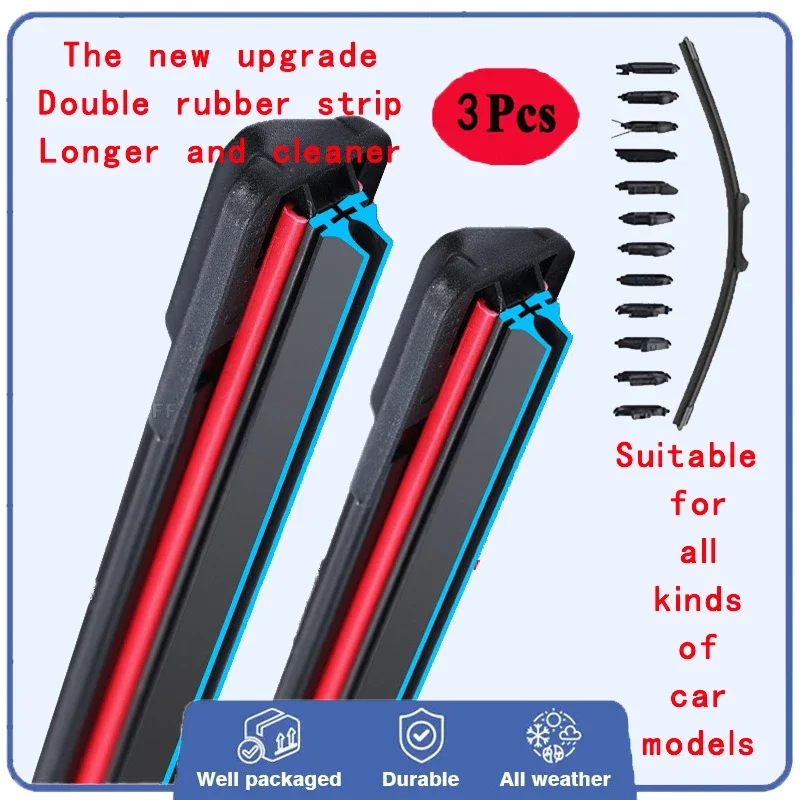 

For Toyota FJ Cruiser 2006-2014 J150 Car Windshield Wiper Blade Front Windscreen Brushes Washer Accessories Cleaning Replacement