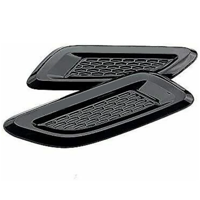2Pcs ABS Kunststoff Auto Lufteinlass Einlass Motorhaube Hauben Scoop Vents Aufkleber Dekorative Abdeckung Für Range Rover EVOQUE 2011-2018 – Detail 2