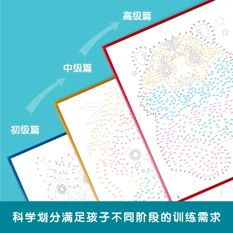 Collegamento magico di 3-12 anni, libro di giochi per l'allenamento della concentrazione dei bambini, connessione della linea dei numeri dei puzzle