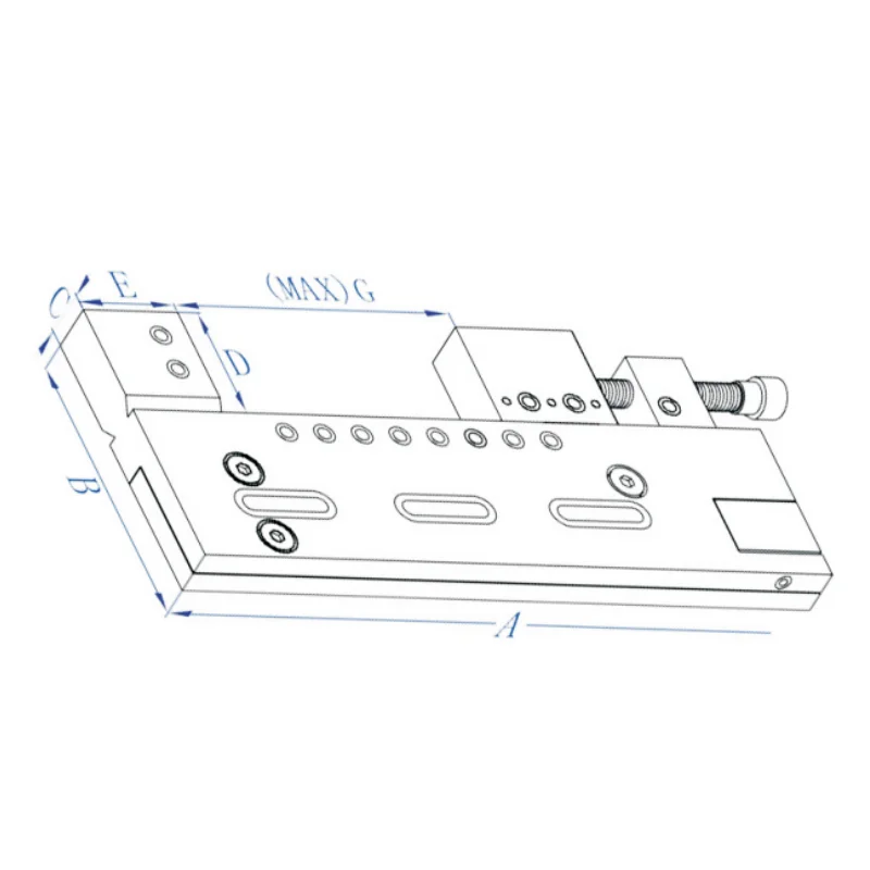 WireEDM Vise XYZ Axis Adjustable 3R tooling EWORA VIS681.100