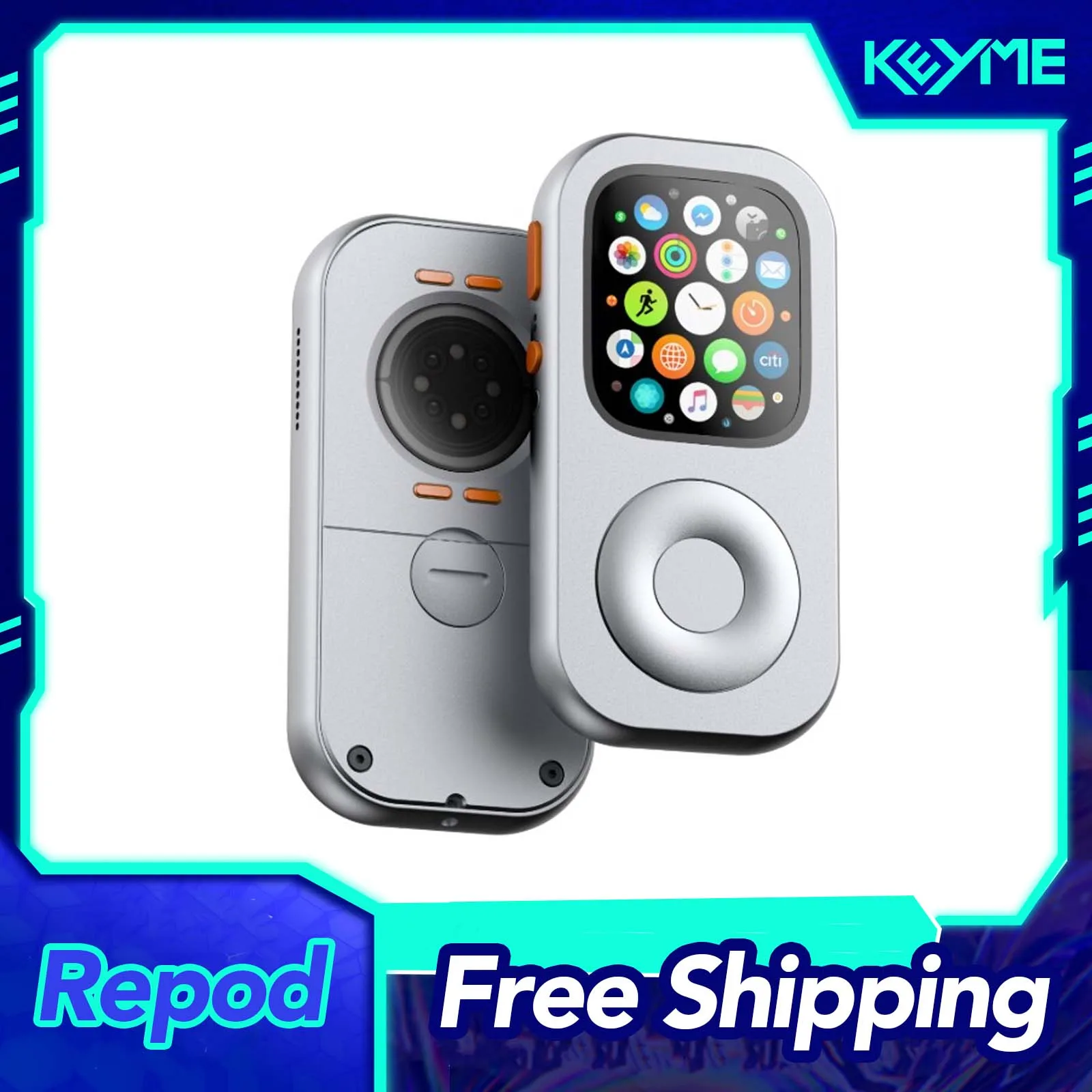 

Защитный чехол Repod для Apple Watch, алюминиевый защитный корпус для смарт-часов, 44 мм/45 мм