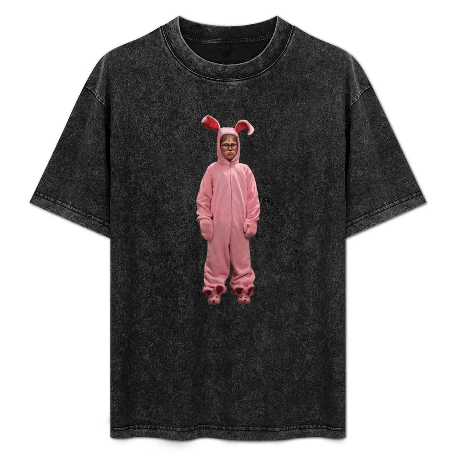 Ralphie The Christmas Story Movie Pink Easter Bunny PJs T-Shirt summer shirt valentines boutique clothes anime shirts men