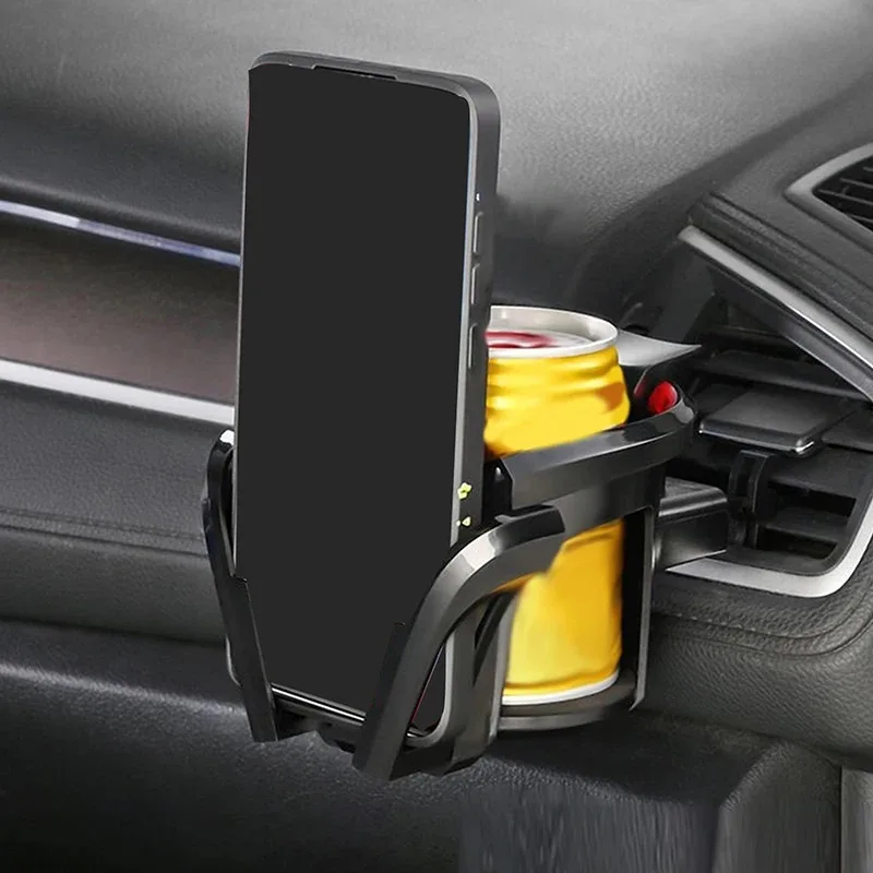 Car Cup Holder Air Vent Outlet Drink Coffee Bottle Holder Can Mounts Holders Beverage Ashtray Mount Stand Universal Accessories