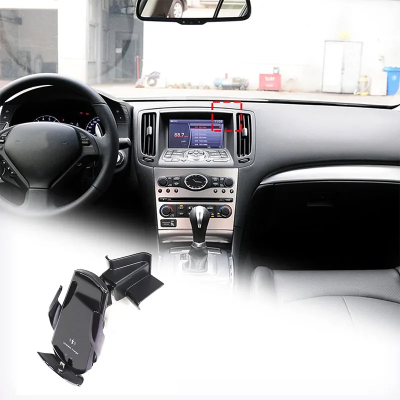 

Car Phone Mount Holder For Infiniti G Series 2007-2013 GPS Navigation Bracket Car Accessories