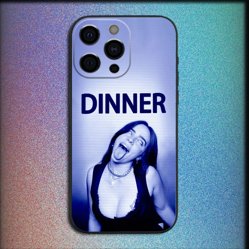 SINGER LUNCH B-BILLIES Phone Case For iPhone 16,15,14,13,12,11,Pro,X,XS,Max,XR,Plus,Mini Soft Black Cover - náhled 3