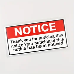 Car sticker Scratch Sticker scar sticker warnings funny tool notification decal PVC car sticker