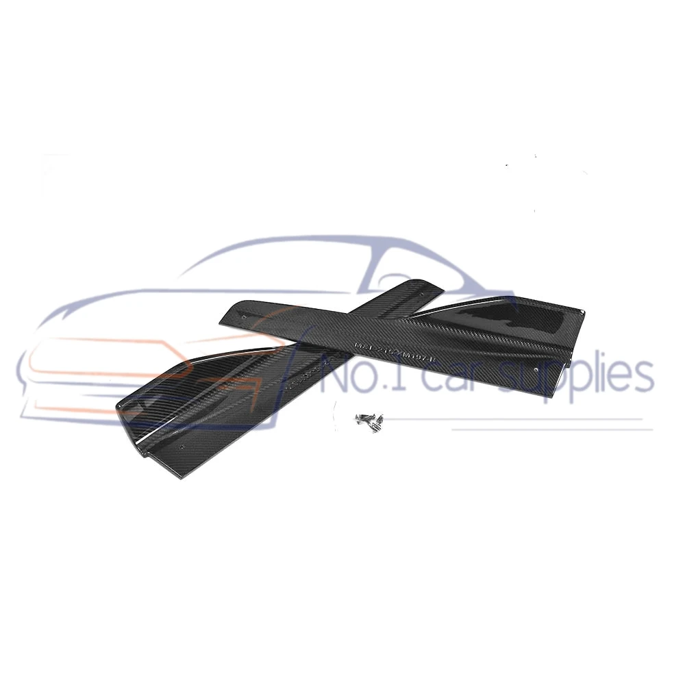 Top Material Carbon Fiber Side Skirts Splitter Corner Fins Aprons For F83 F82 M4 F80 M3 2014 - 2019