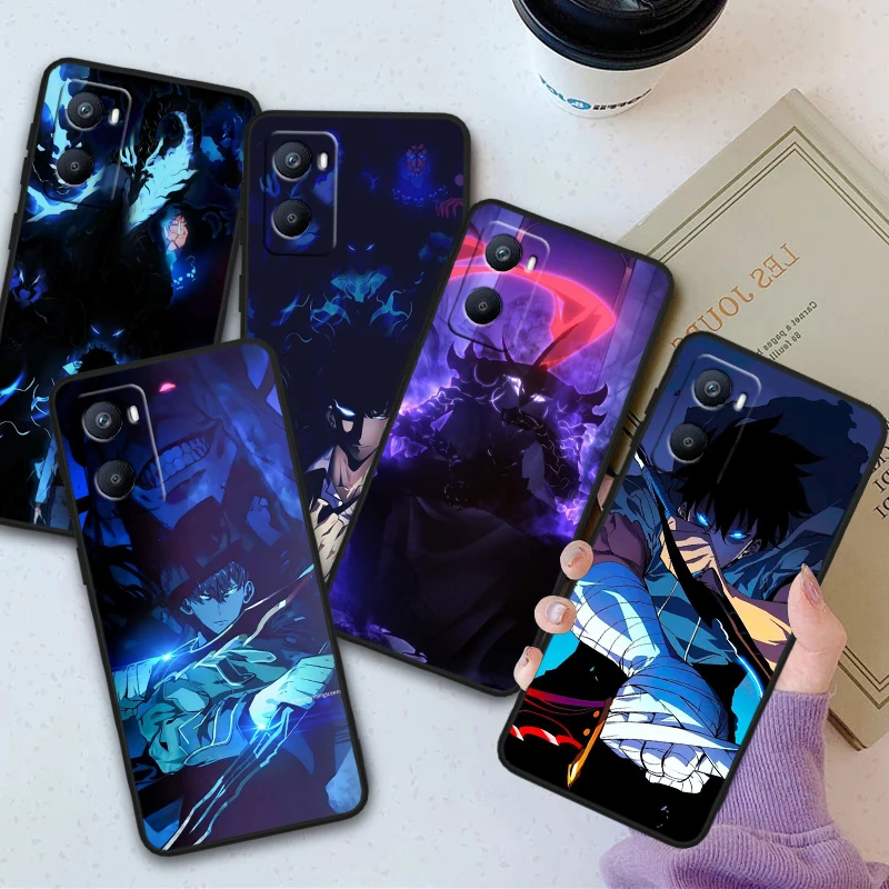 Solo Level ing Comic cool für Oppo Reno 10 9 8 7 6 5 4 2 z se pro plus lite weich stoßfest tpu