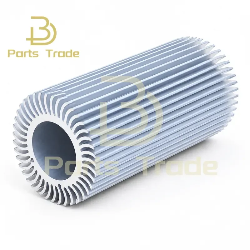 Round LED Heat Sink 50x26x100mm Aluminum Alloy for Ceiling Lights High Power Heat Dissipation Fittings