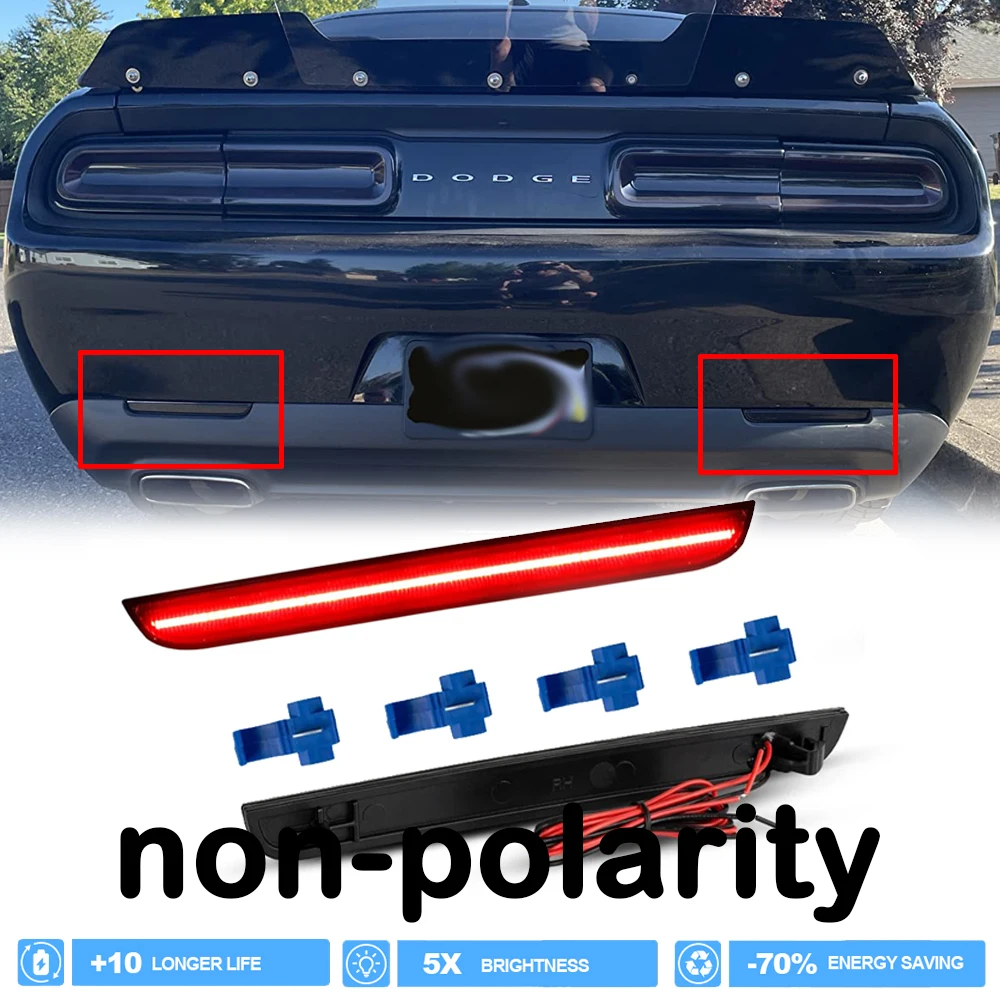 

2 шт. для Chrysler 300 2019-2022 300 C Platinum 2015-2017 задний бампер светодиодный стоп-сигнал отражатель бирка лампа