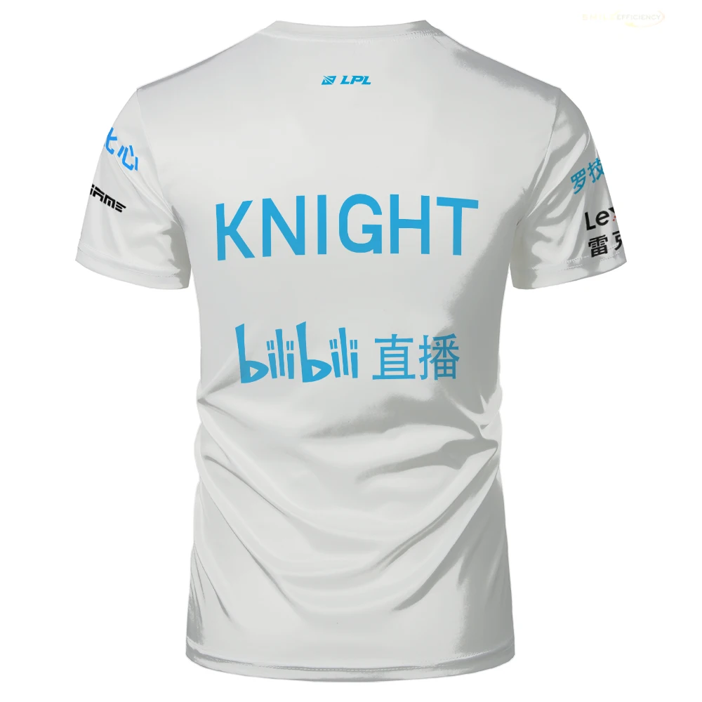 2024 League Of Legends BLG Uniform Jersey E-sports T Shirts LPL Fans ESports Game Support T-shirts Unisex Short Sleeve Tops Tee