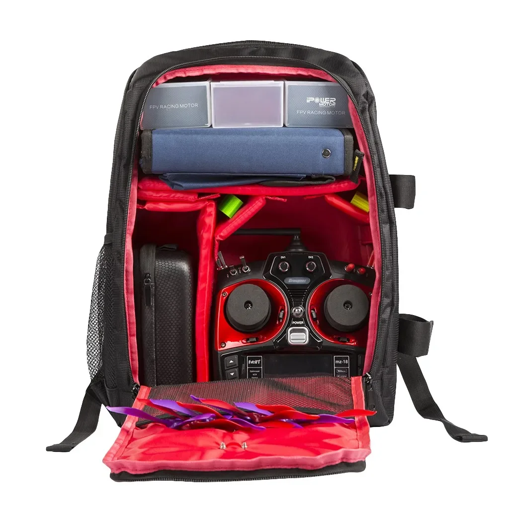 Portable Black Backpack Carry Bag Outdoor Case For FPV Racing Drone Storage Package Loading Unloading Model Accessories