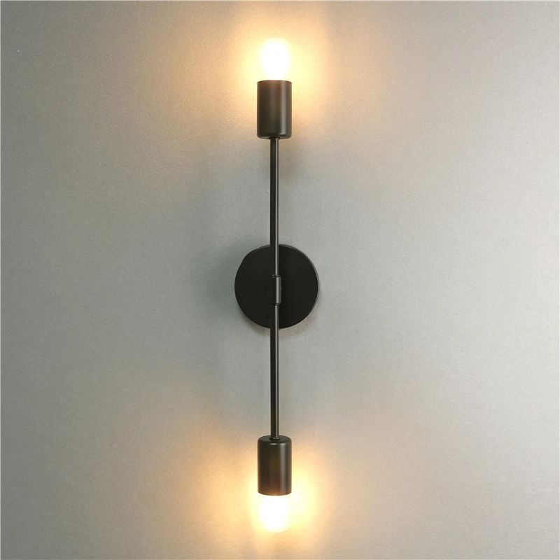 

Modern Two Arm LED Wall Lamp E27 Bedroom Bedside Lamp Lighting Bathroom Mirror Wall Light Vanity Lights Fixtures Corridor Porch