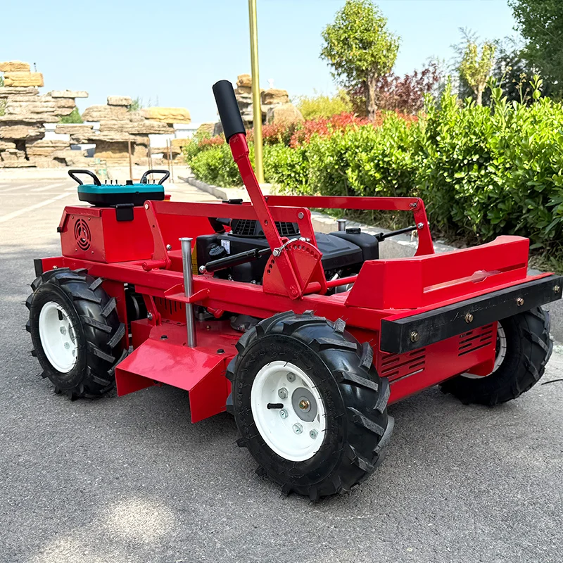 

Customized Automatic Crawler Lawn Mower Remote Control Robot Grass Cutter Machine Power Weeder Mover