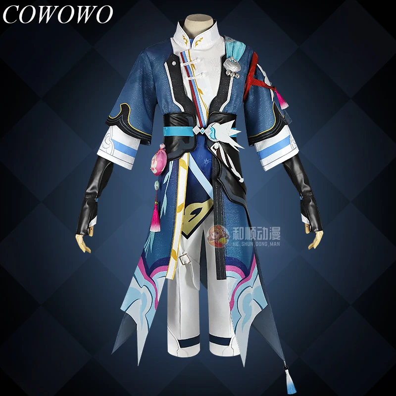 

COWOWO Anime! Honkai: Star Rail Yanqing Ancient Game Suit Handsome Uniform Cosplay Costume Halloween Party Outfit Men M-XXL