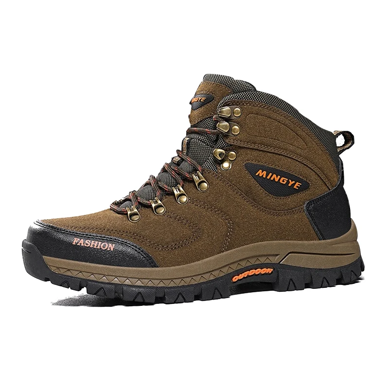 

Outdoor Hiking Shoes Men Lace-up Anti-slip High-top Shoes Men Comfortable Thick-soled Durable Casual Sports Shoes Men