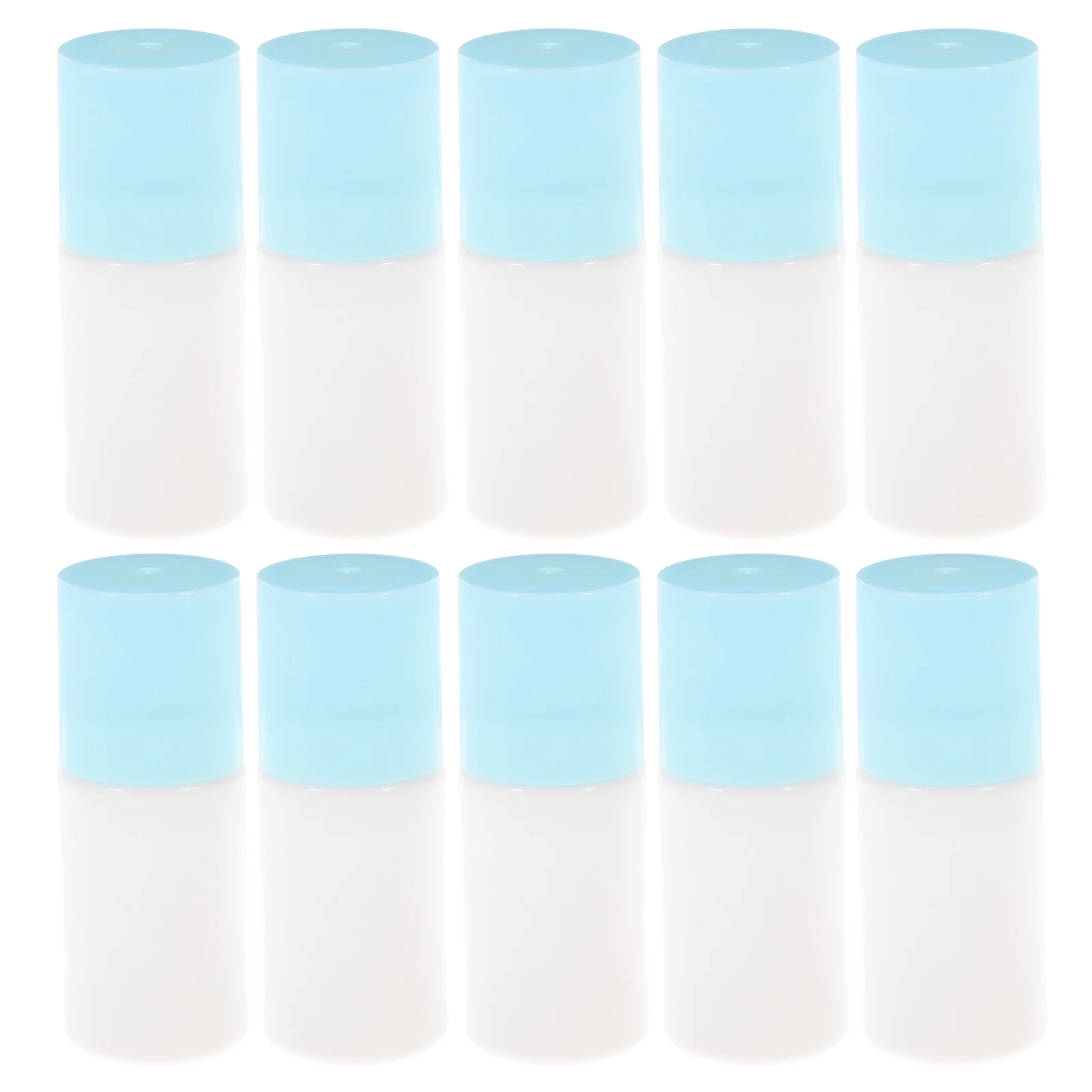

10 Pcs Sponge Head Liquid Bottle Liniment Make up Roll-on Plastic Household Small Storage Bottles Empty Travel Makeup Sponges