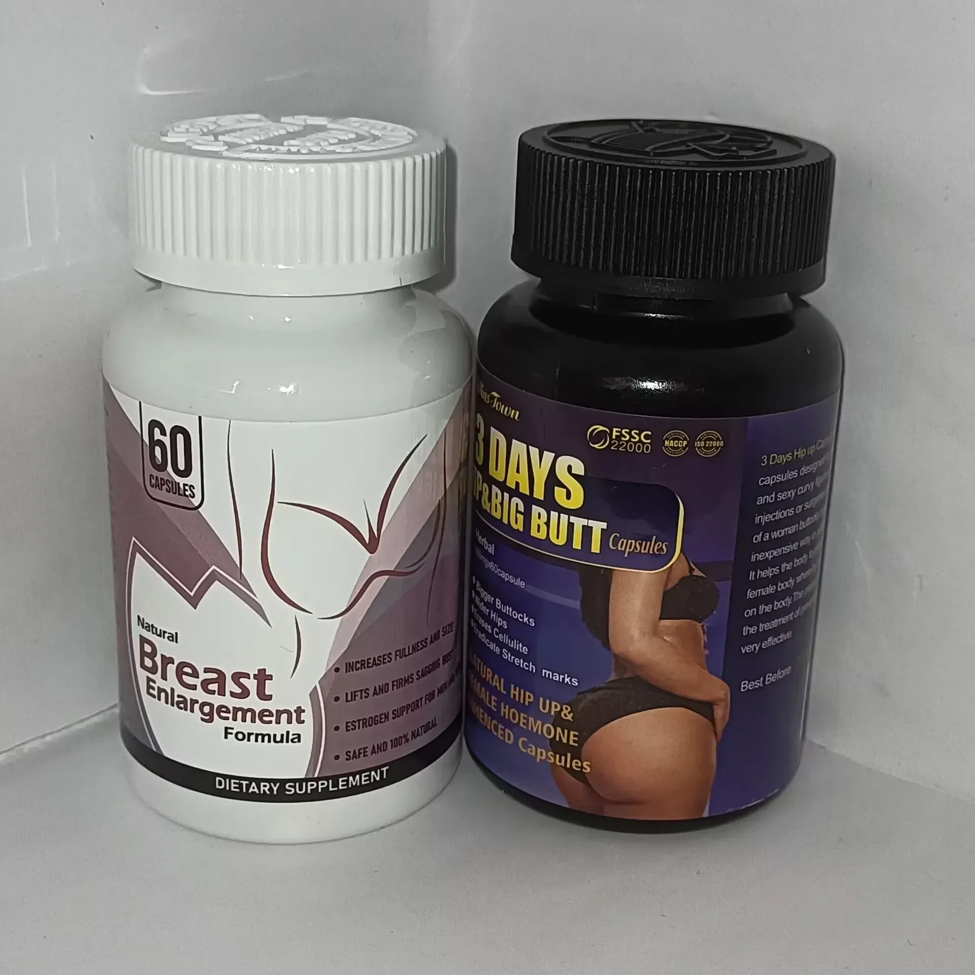 1 Set Plump Buttocks Capsules+breast Ment Capsules Health Food